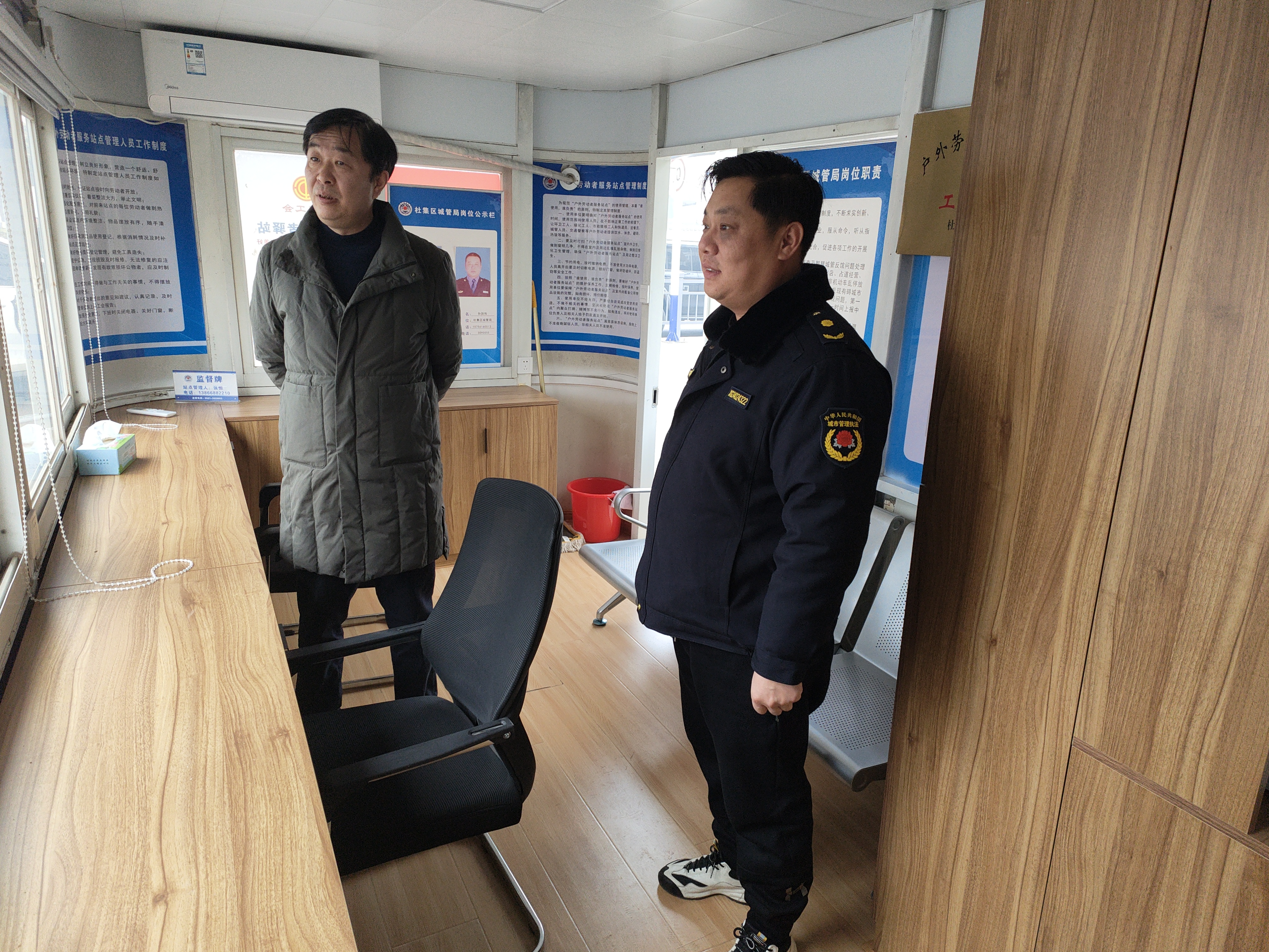 王建局长督查辖区市容秩序和环境卫生工作