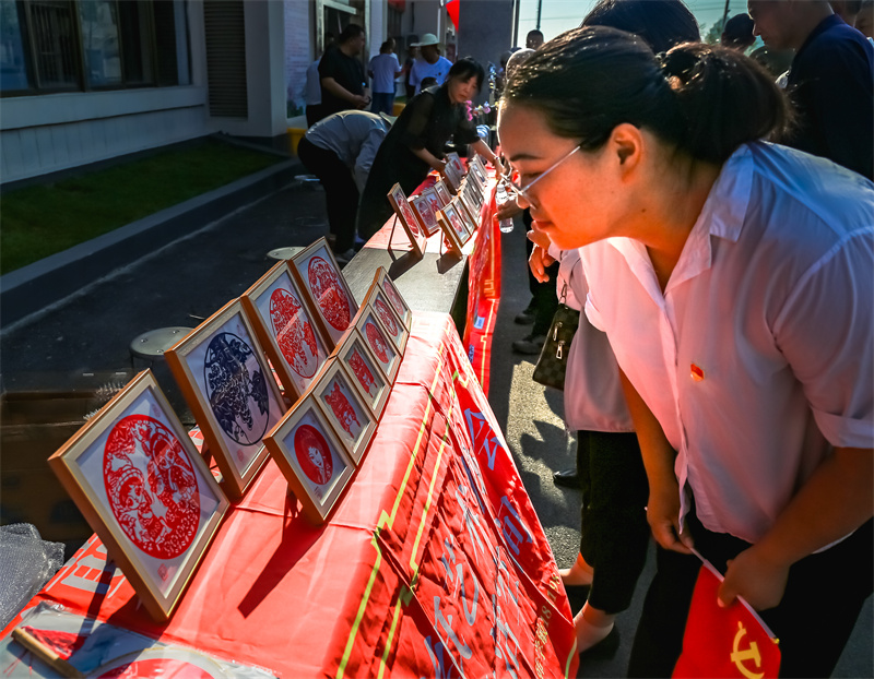 淮北市杜集区段园镇开展庆“七一”系列活动。