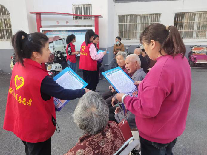 徐庄社区预防电信诈骗法律知识宣传志愿服务活动