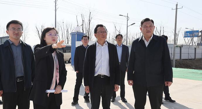 蒋曦在杜集区段园镇宣讲全国两会精神并调研段园新型功能区建设工作