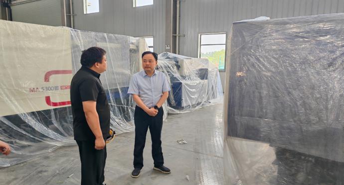 史庆超调研重点项目建设情况