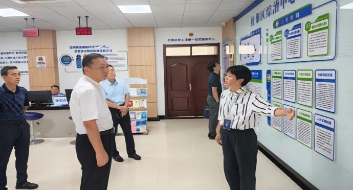 吴捍卫赴淮北市调研矛盾化解信息平台试运行工作