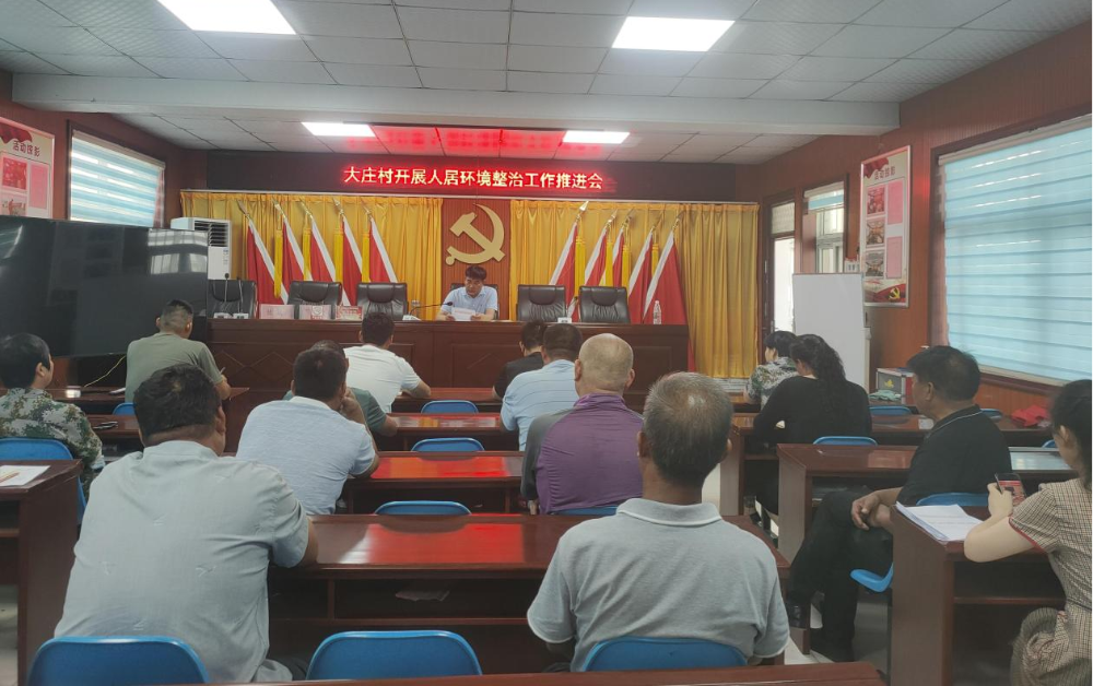 段园镇大庄村大力度小举措集中整治人居环境